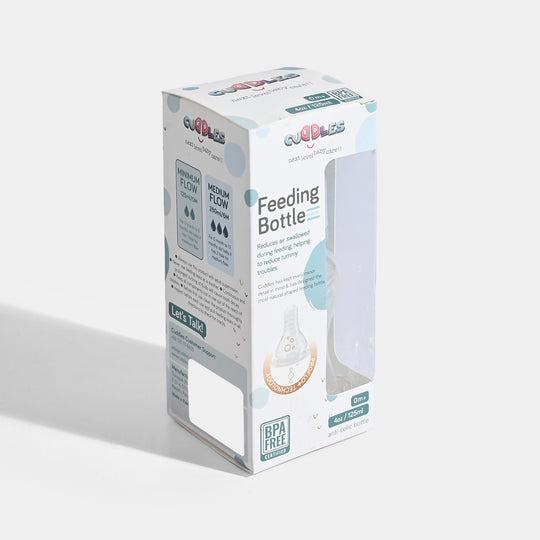Cuddles Feeding Bottle Basic 125ML - Blue