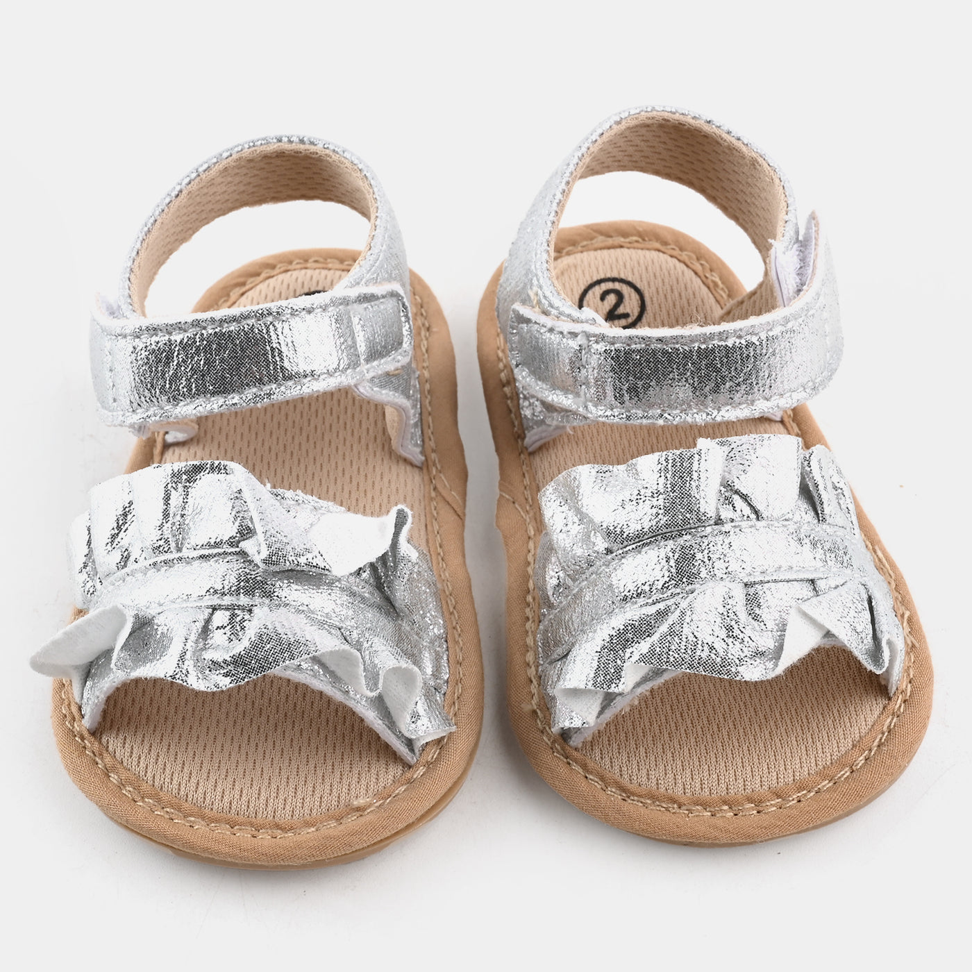 Baby Girls Shoes C-825-SILVER