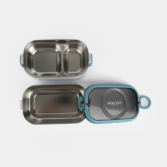 Stainless Steel 2-Layer Lunch Box for Kids