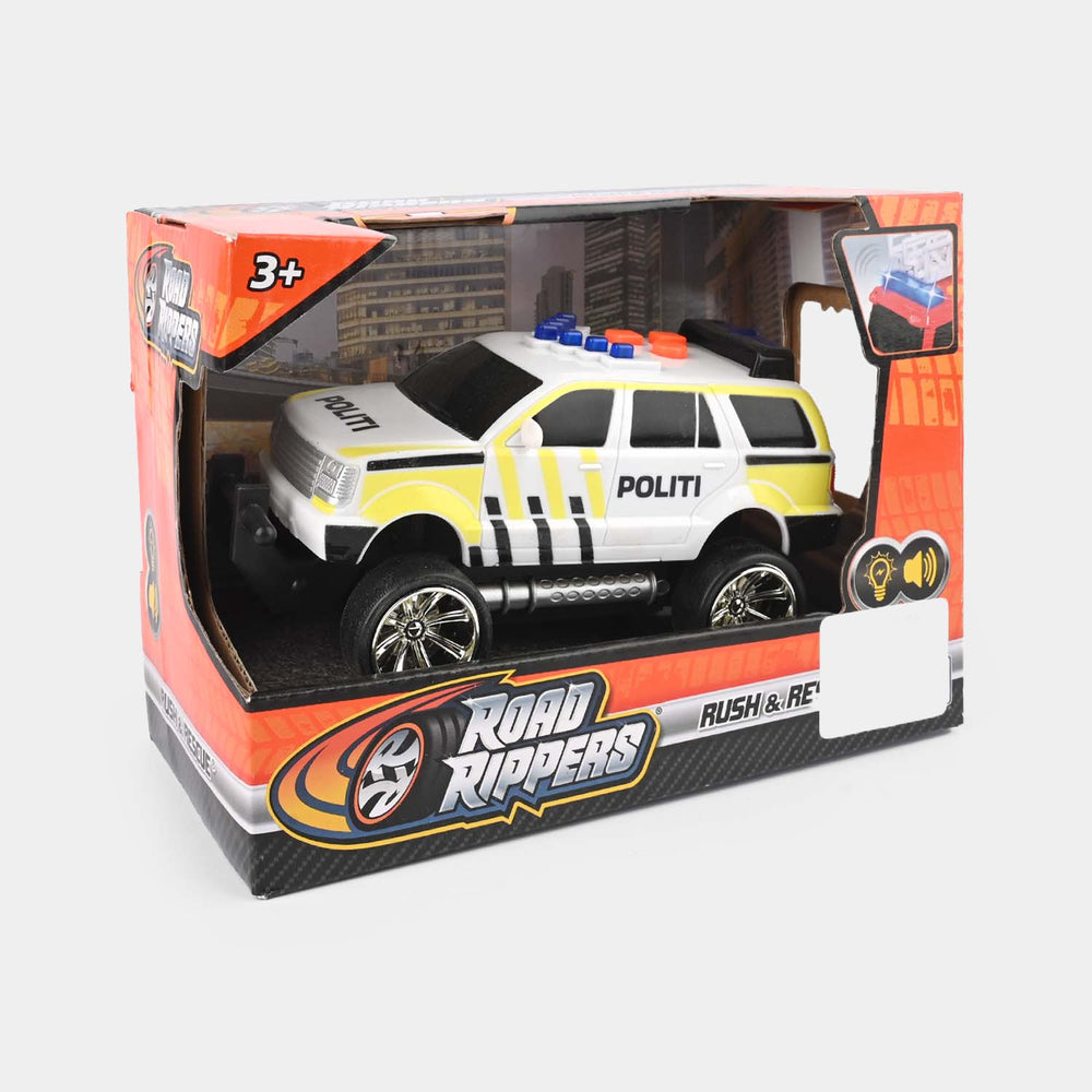 Rush & Rescue Vehicle Toy with Light and Sound for Kids