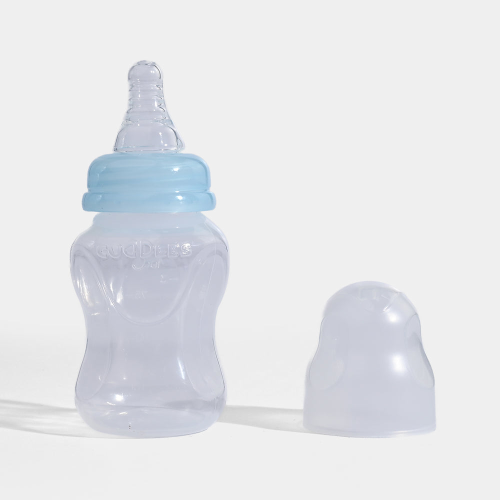Cuddles Feeding Bottle Basic 125ML - Blue