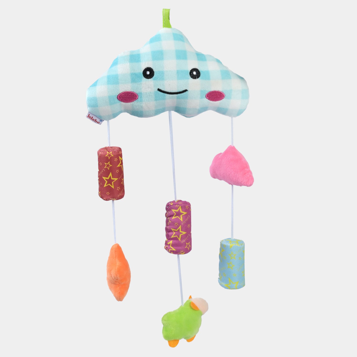 Cloud/Moon Wind Bell Rattle | Cloud Blue – Bachaa Party