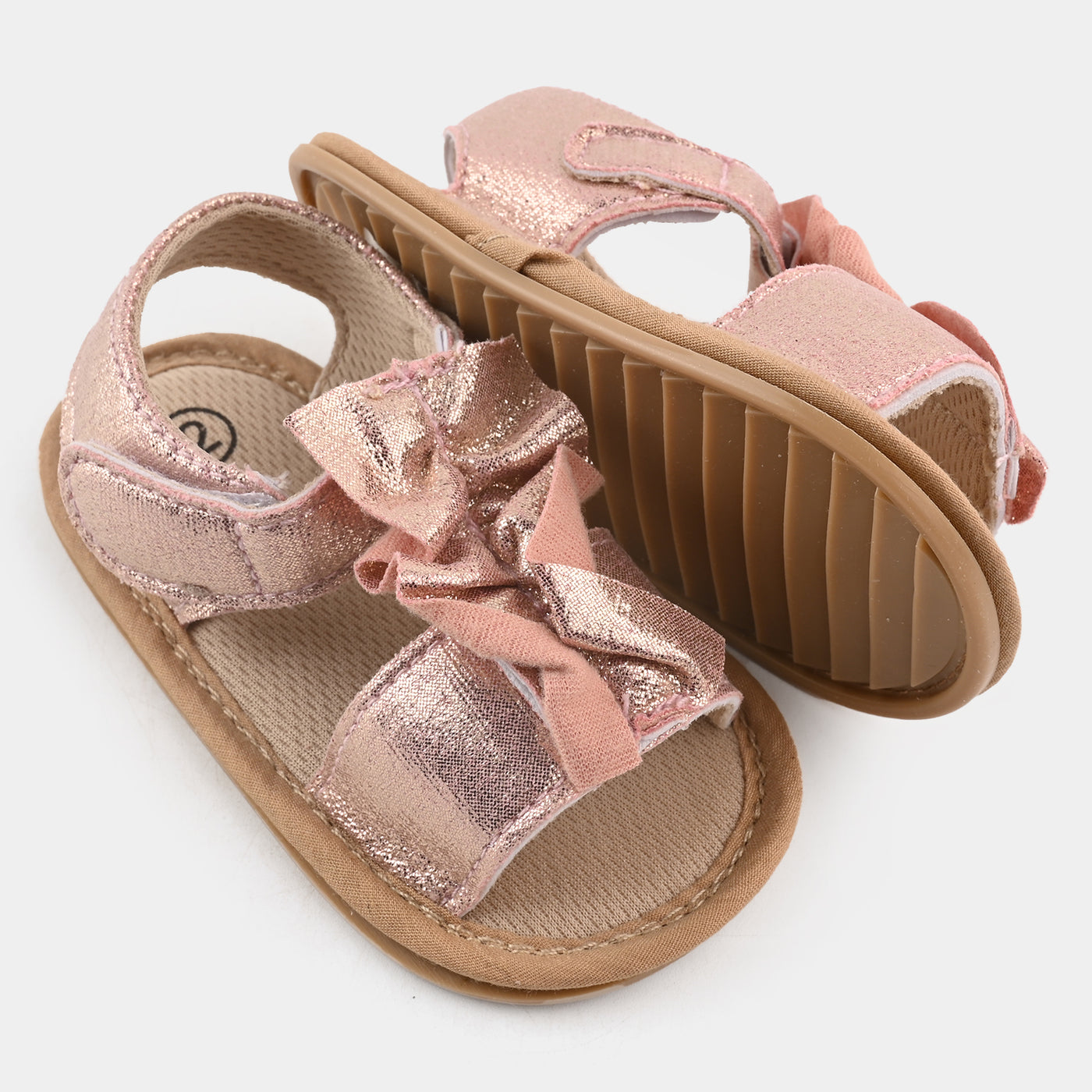 Baby Girls Shoes C-825-Peach