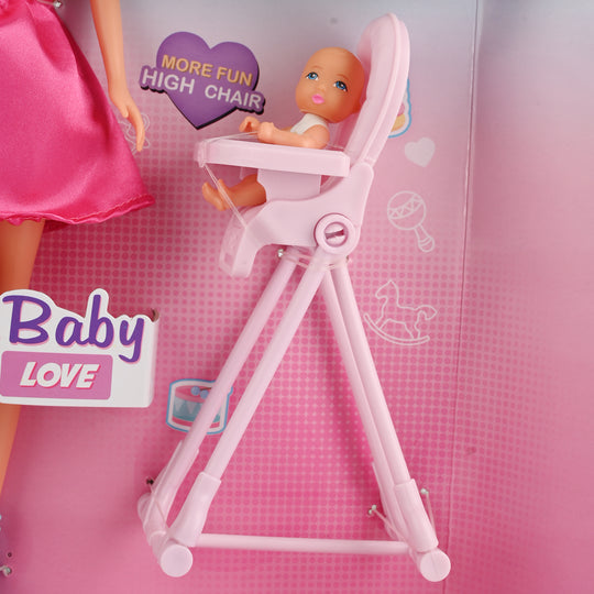 11.5" Lovely Fashion Doll with Accessories Set