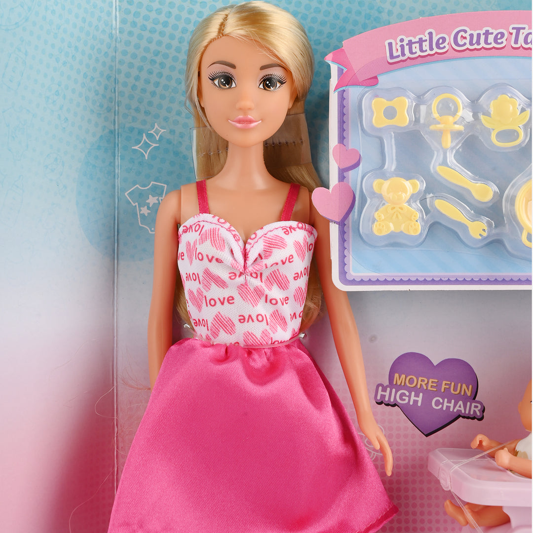 11.5" Lovely Fashion Doll with Accessories Set