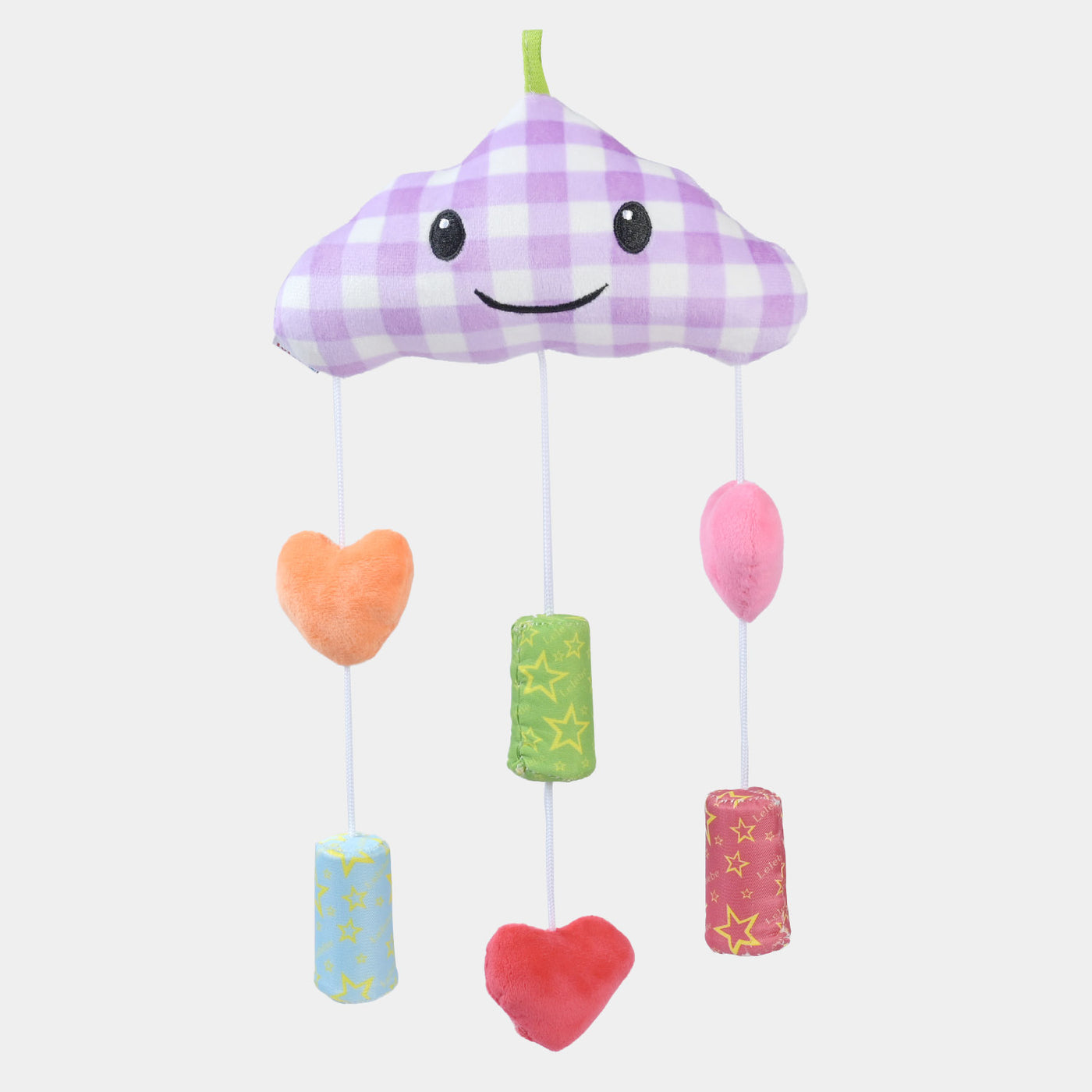 Cloud/Moon Wind Bell Rattle | Cloud Purple