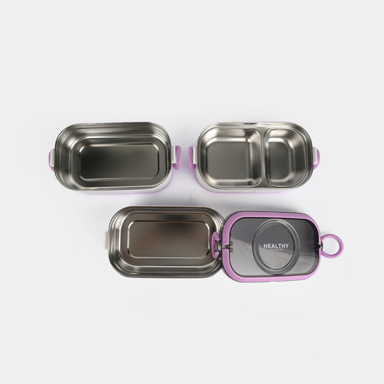 Stainless Steel 3-Layer Lunch Box for Kids