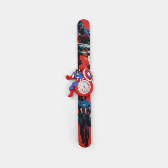 Slap Band Silicon Wrist Watch