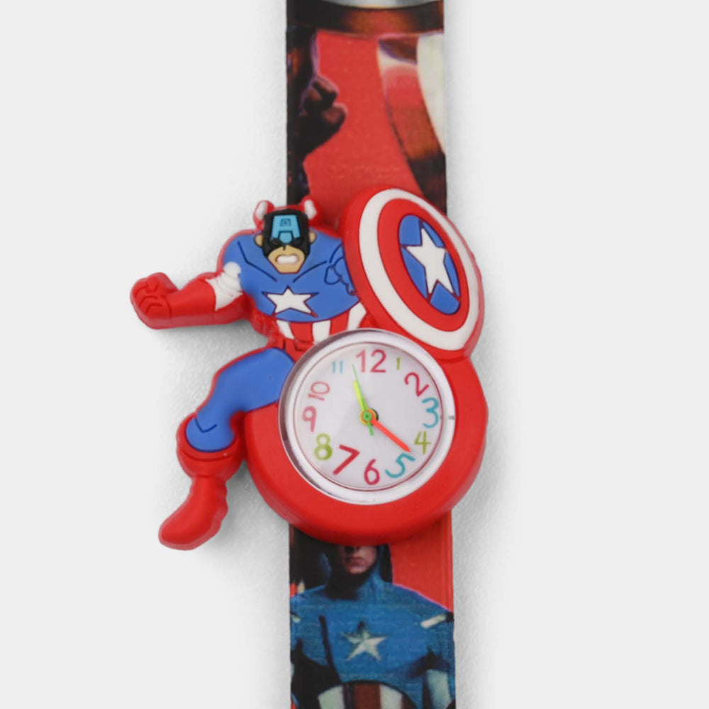 Slap Band Silicon Wrist Watch