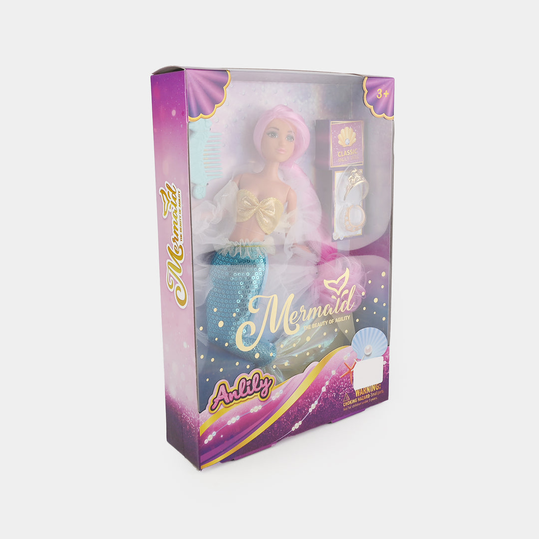 11.5" Lovely Fashion Doll with Accessories Set