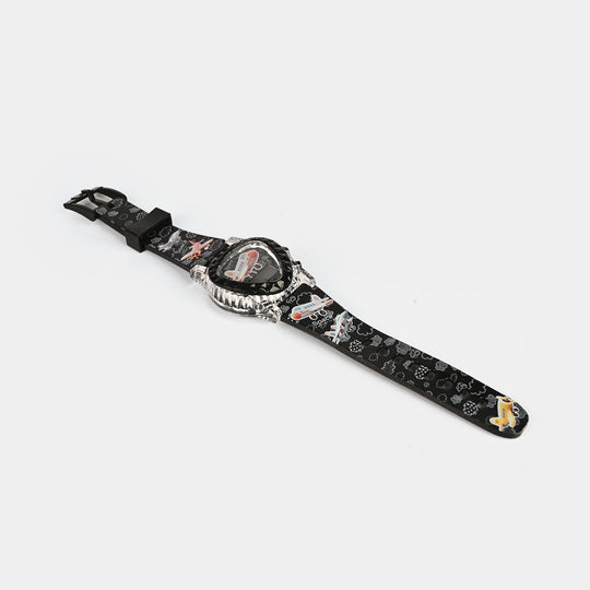 Kids Triangle Dial Wrist Watch with Light & Sound