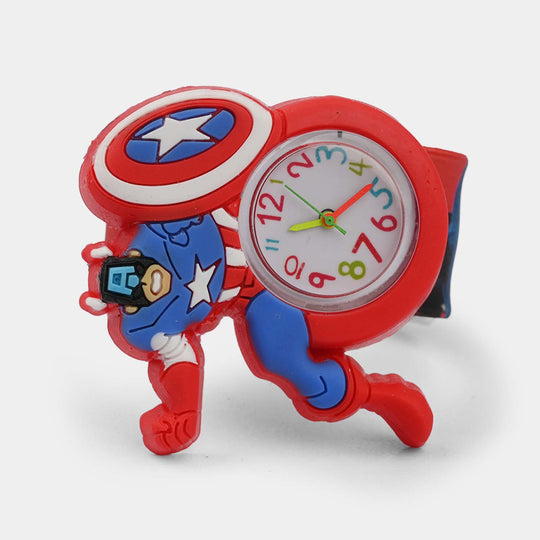 Slap Band Silicon Wrist Watch