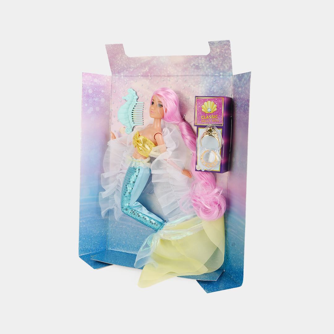 11.5" Lovely Fashion Doll with Accessories Set