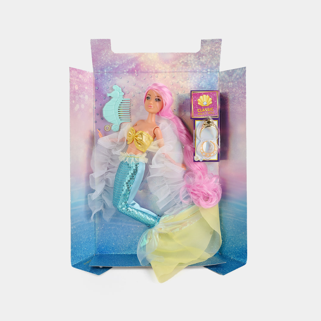 11.5" Lovely Fashion Doll with Accessories Set