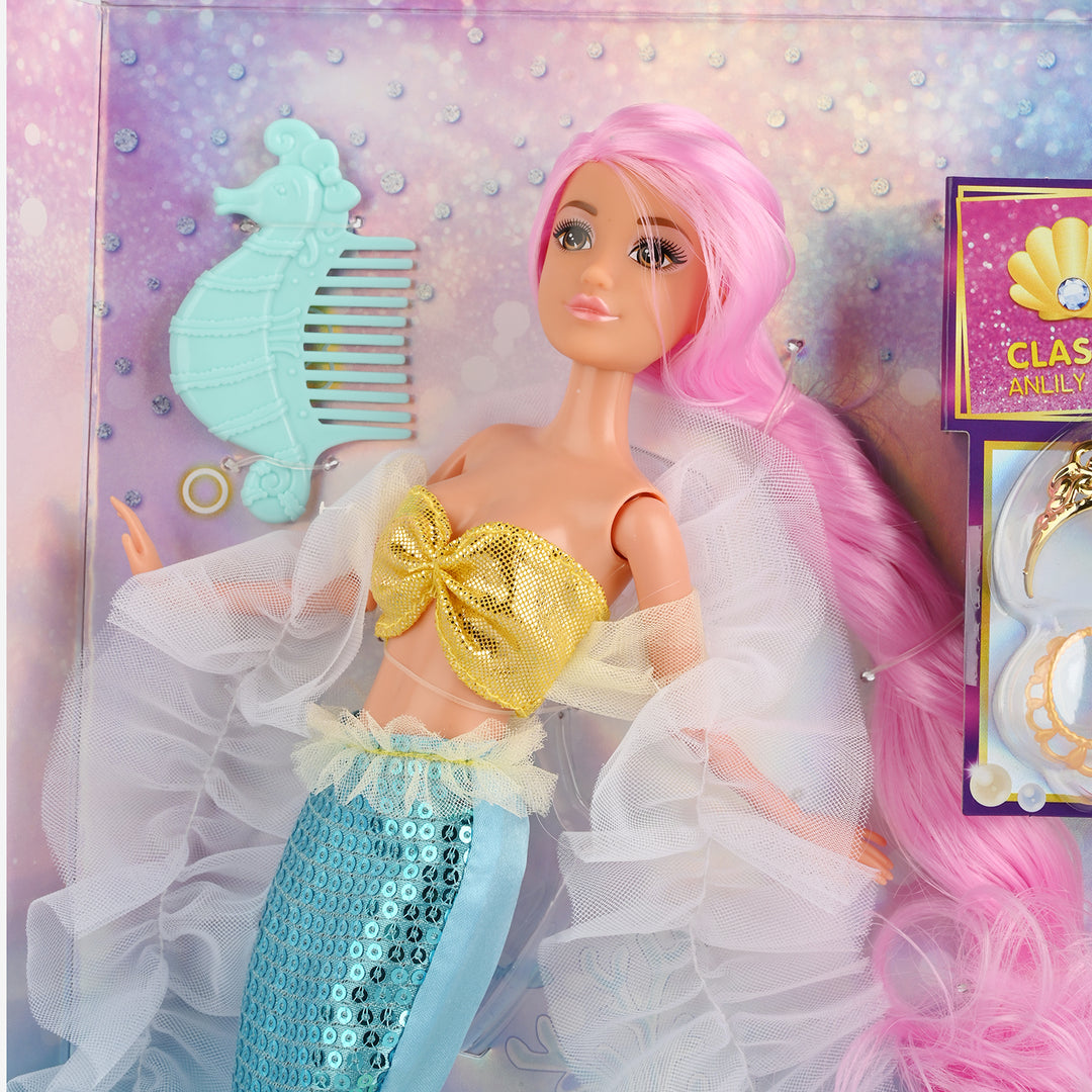 11.5" Lovely Fashion Doll with Accessories Set