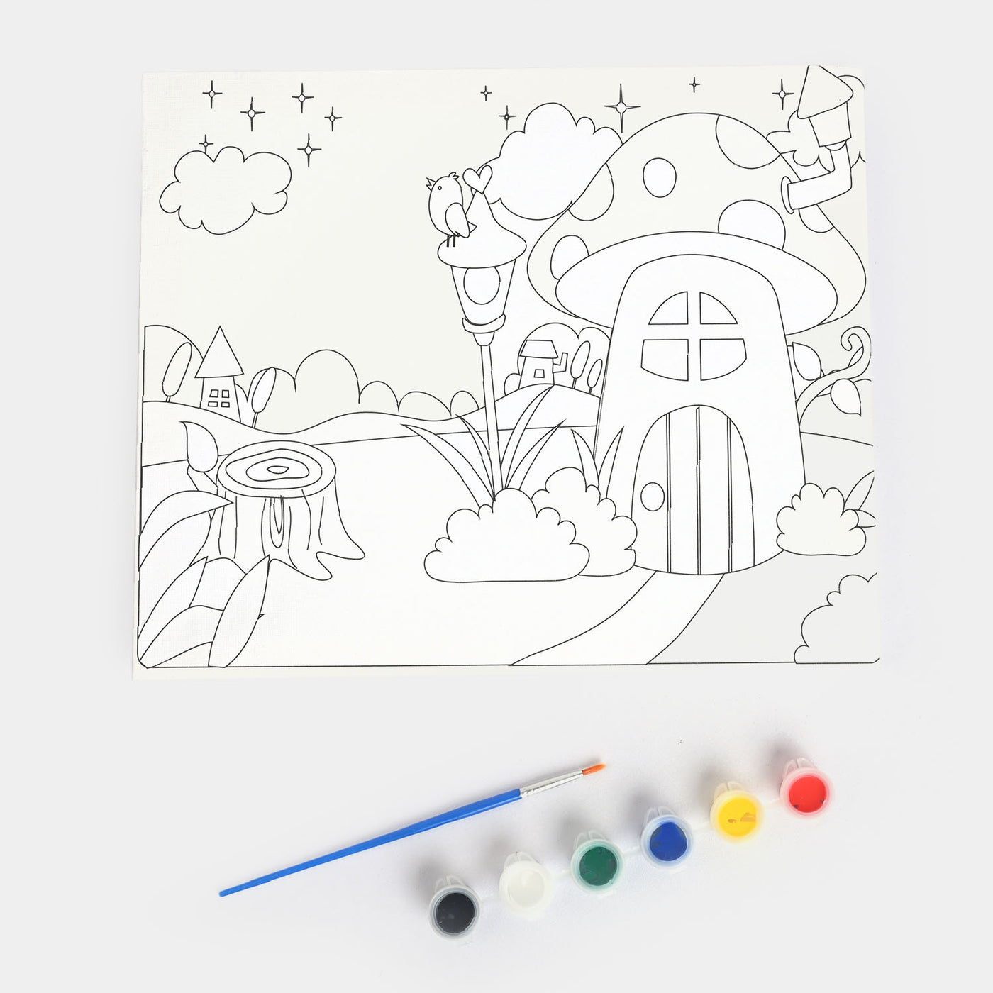 Canvas + Water Color For Kids