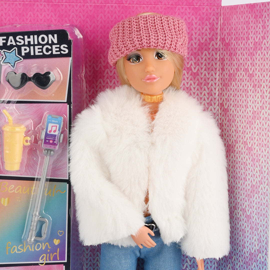 11.5" Lovely Fashion Doll with Accessories Set