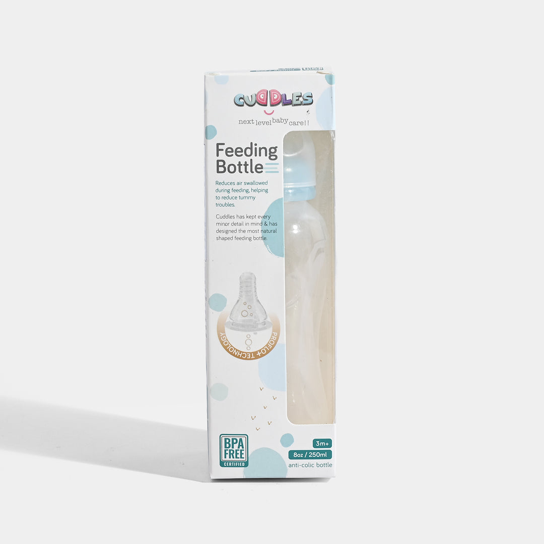 Cuddles Feeding Bottle 250ML - Blue
