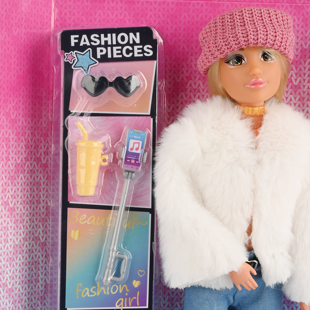 11.5" Lovely Fashion Doll with Accessories Set
