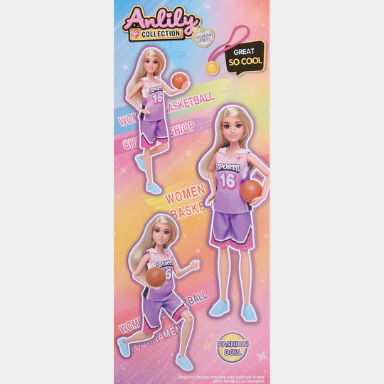 11.5" Lovely Fashion Doll with Accessories Set