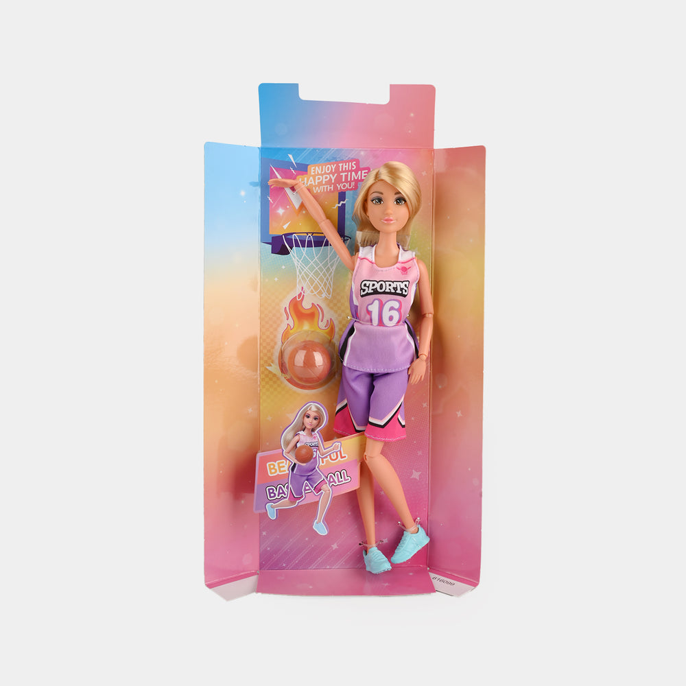 11.5" Lovely Fashion Doll with Accessories Set