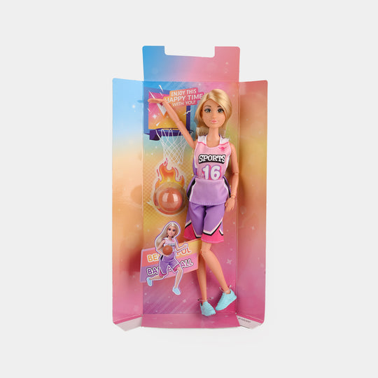 11.5" Lovely Fashion Doll with Accessories Set