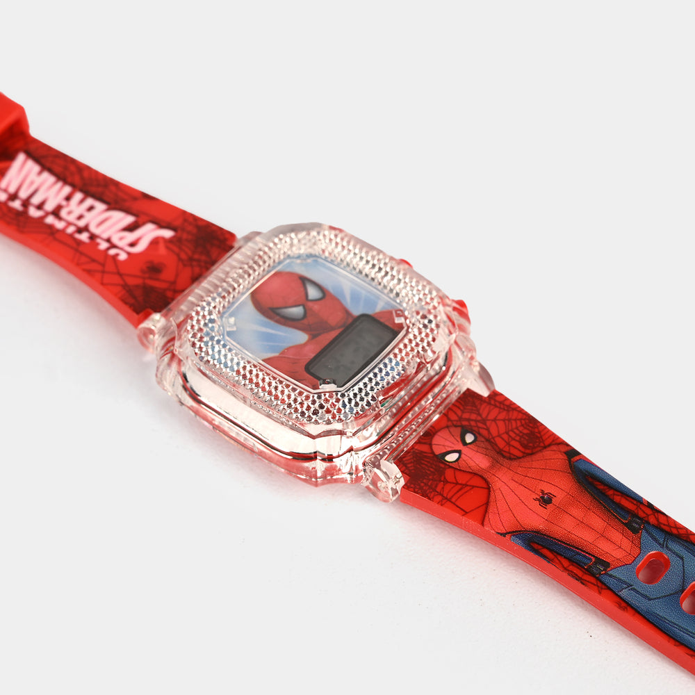 Boys Character Wristwatch Square Dial With Light & Sound