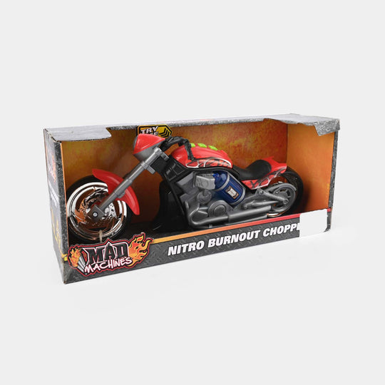 Nitro Burnout Bike Vehicle Toy with Light and Sound for Kids