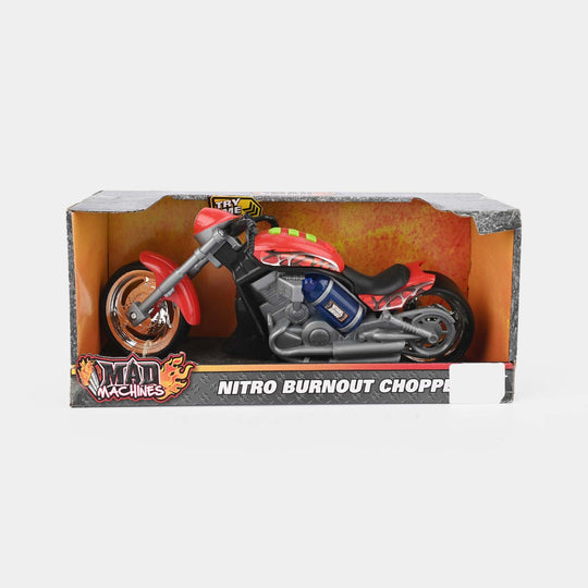 Nitro Burnout Bike Vehicle Toy with Light and Sound for Kids