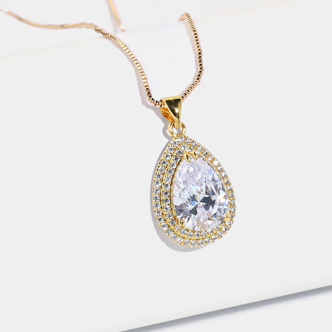 Girls Fancy Zircon Necklace