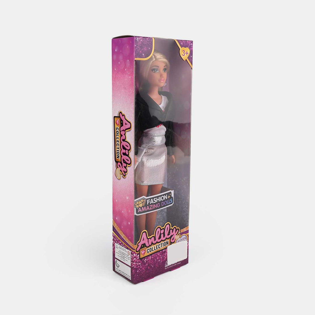 11.5" Lovely Fashion Doll with Accessories Set