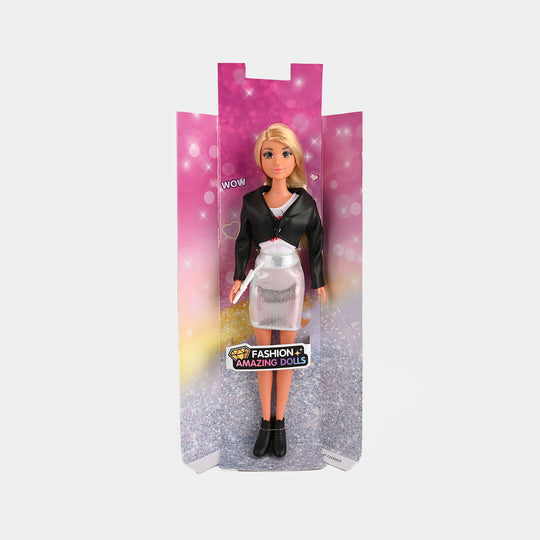 11.5" Lovely Fashion Doll with Accessories Set