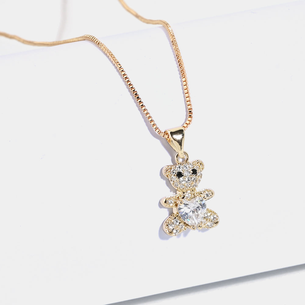 Girls Fancy Zircon Necklace