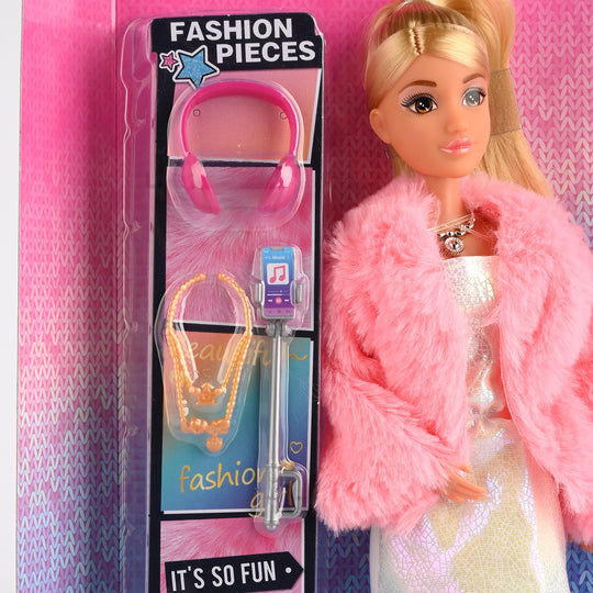 11.5" Lovely Fashion Doll with Accessories Set