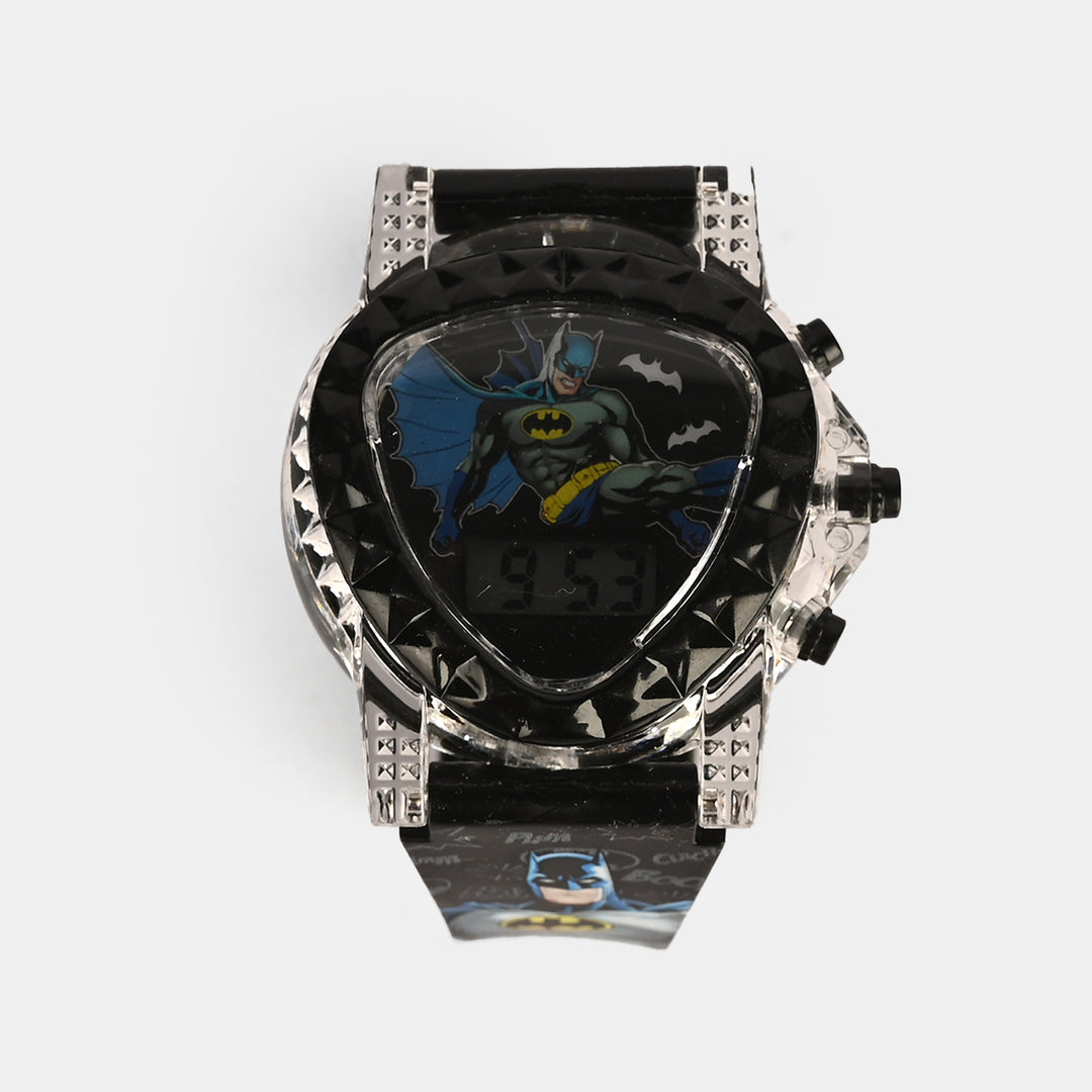 Kids Triangle Dial Wrist Watch with Light & Sound