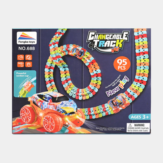 Magic Car Track Play Set For Kids | 95PCs