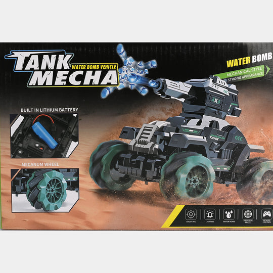 2.4GHz Remote Control Mecha Tank / Water Gel Blaster Vehicle