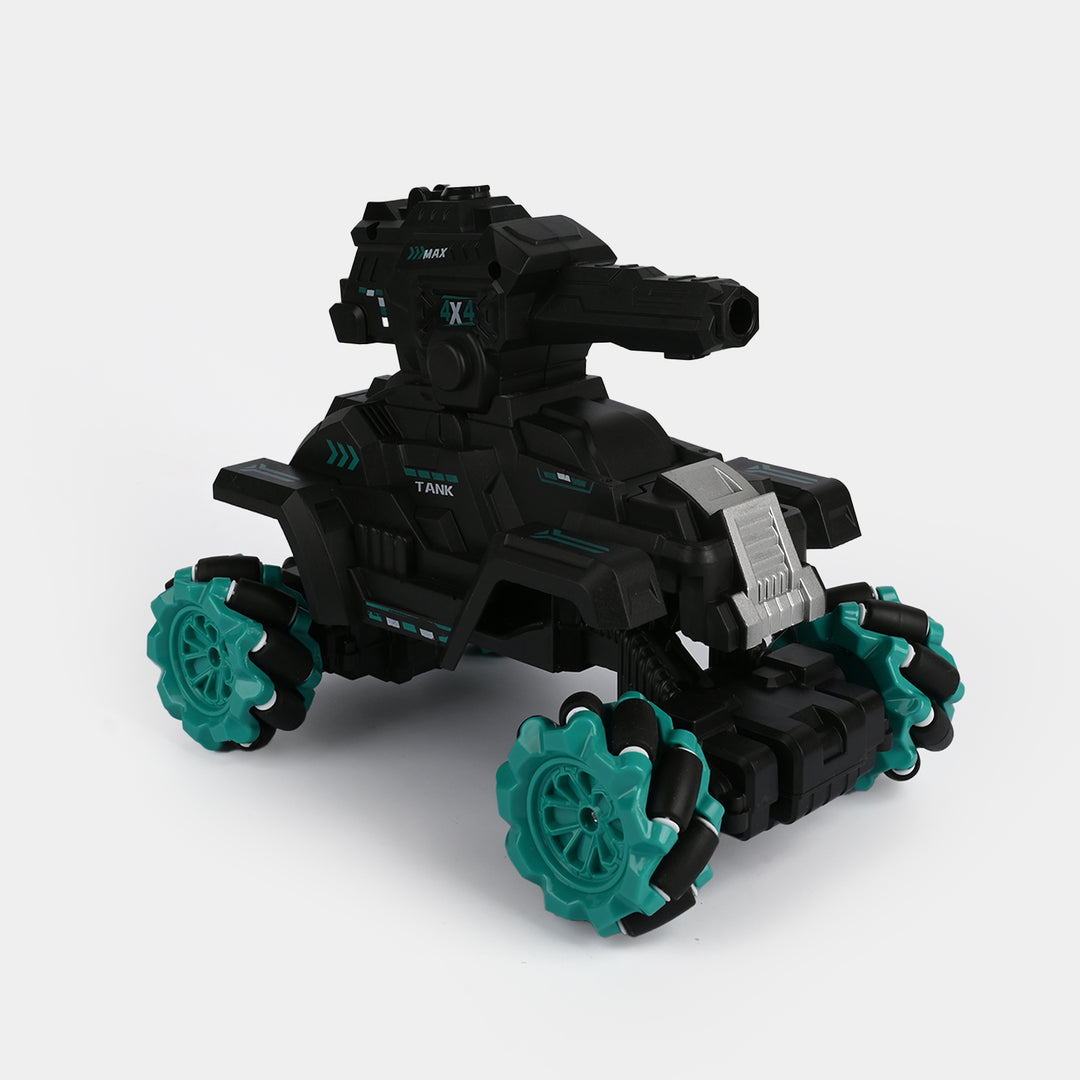 2.4GHz Remote Control Mecha Tank / Water Gel Blaster Vehicle