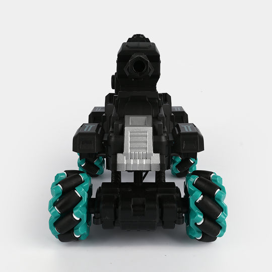 2.4GHz Remote Control Mecha Tank / Water Gel Blaster Vehicle