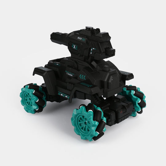 2.4GHz Remote Control Mecha Tank / Water Gel Blaster Vehicle