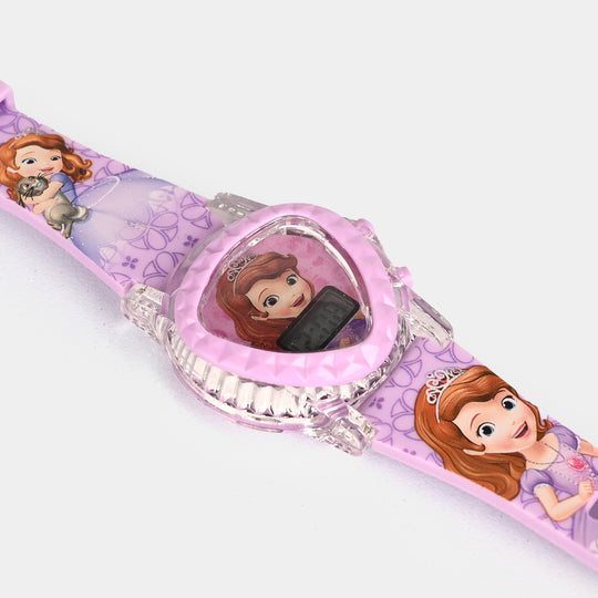 Girls Character Watch Triangle Dial