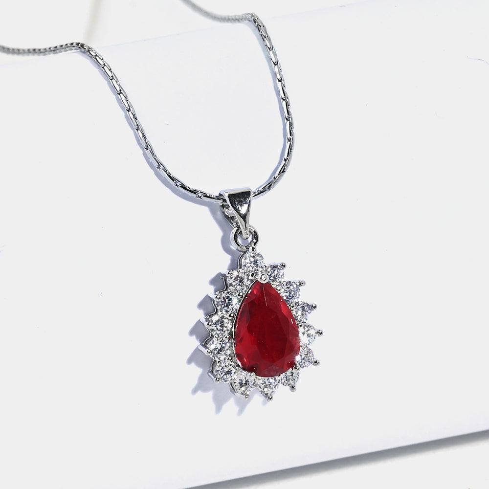 Girls Fancy Zircon Necklace