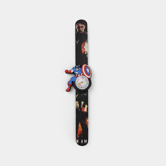 Slap Band Silicon Wrist Watch