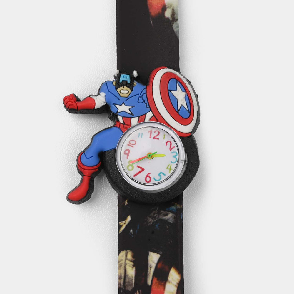 Slap Band Silicon Wrist Watch
