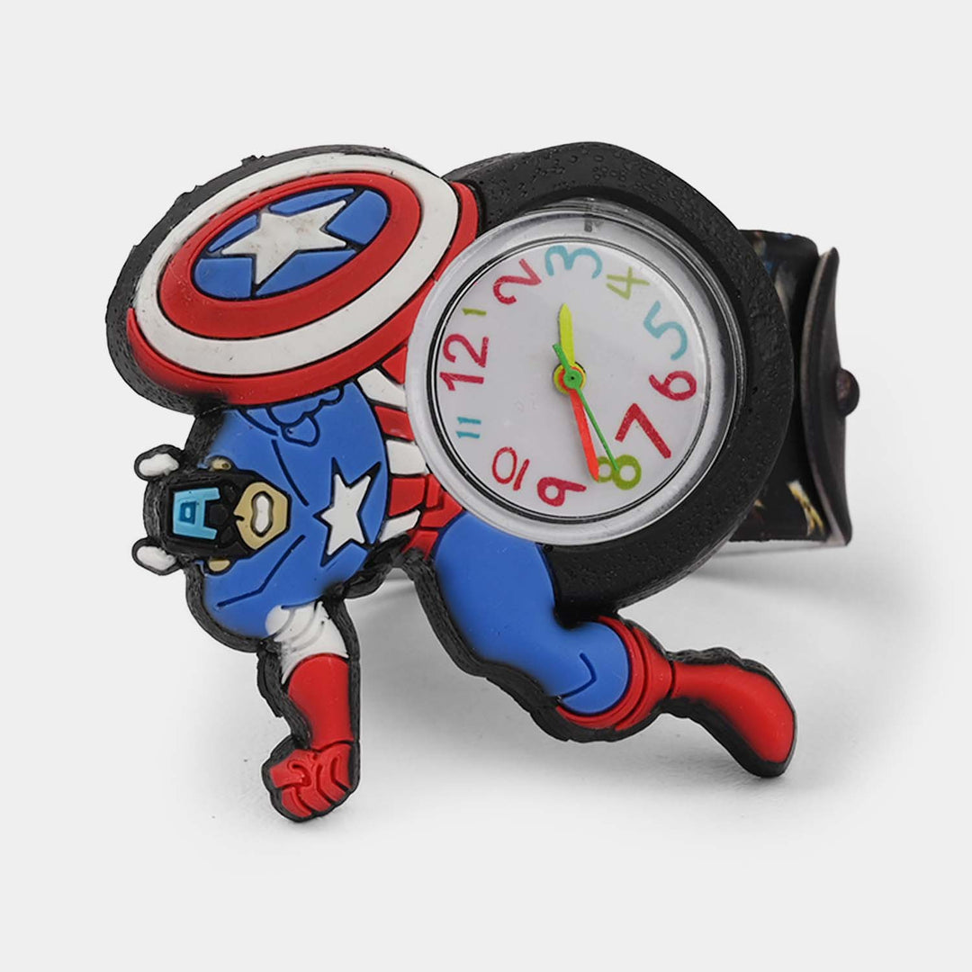 Slap Band Silicon Wrist Watch