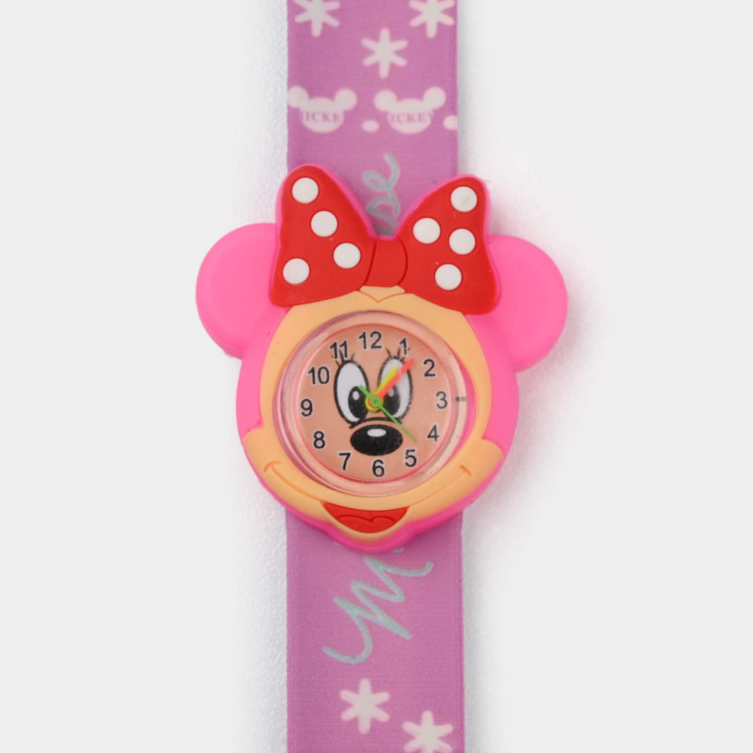 Slap Band Silicon Wrist Watch