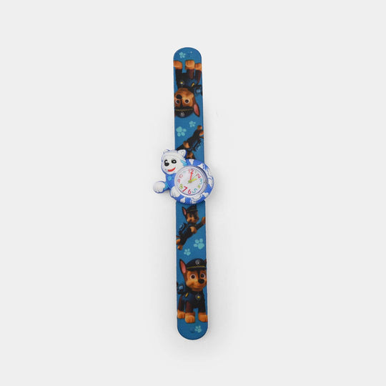 Slap Band Silicon Wrist Watch