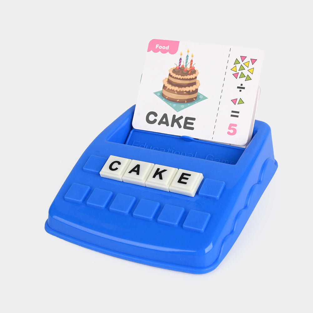2-in-1 Educational Game Calculate & Spell Matching Game