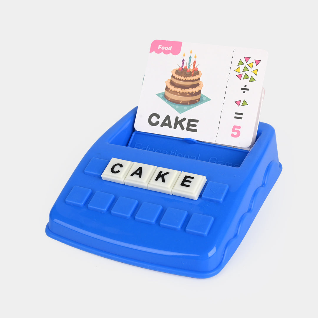2-in-1 Educational Game Calculate & Spell Matching Game