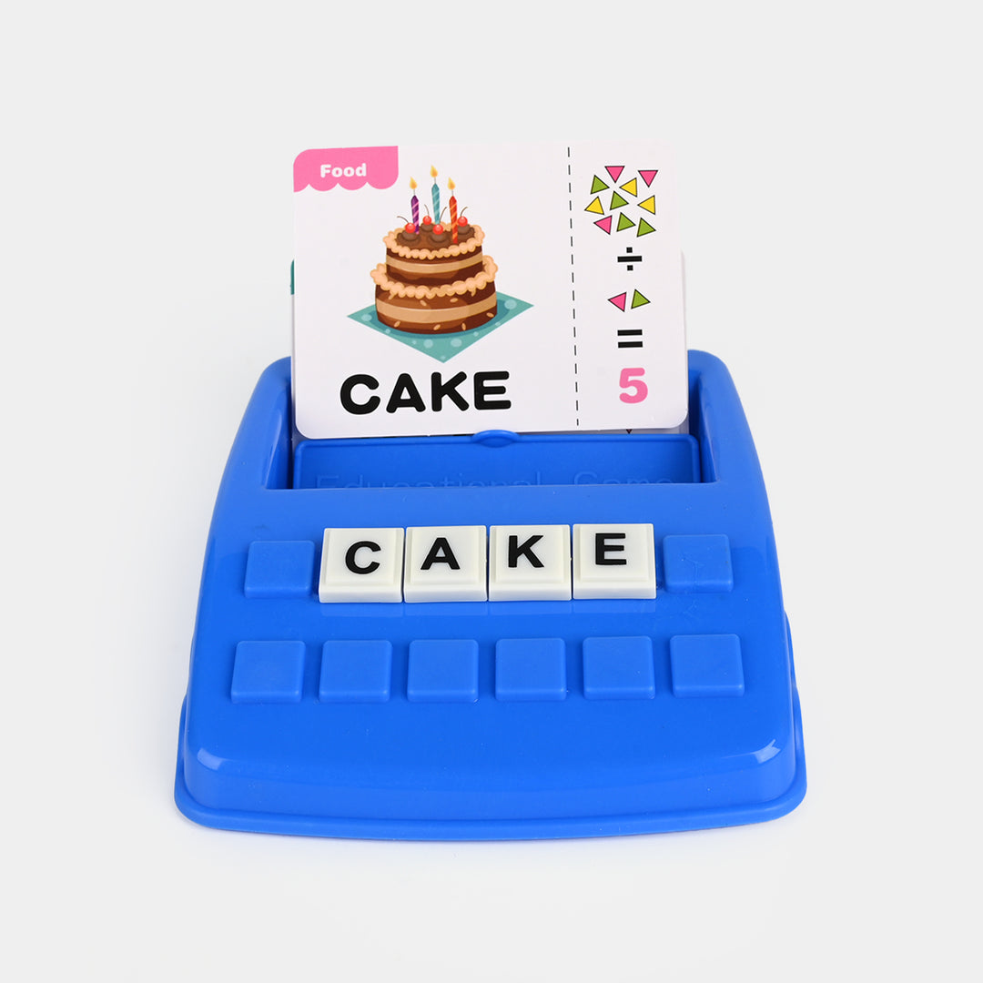 2-in-1 Educational Game Calculate & Spell Matching Game